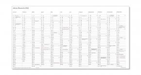 Compact Formblätter Jahresübersicht 2026 / Tage 